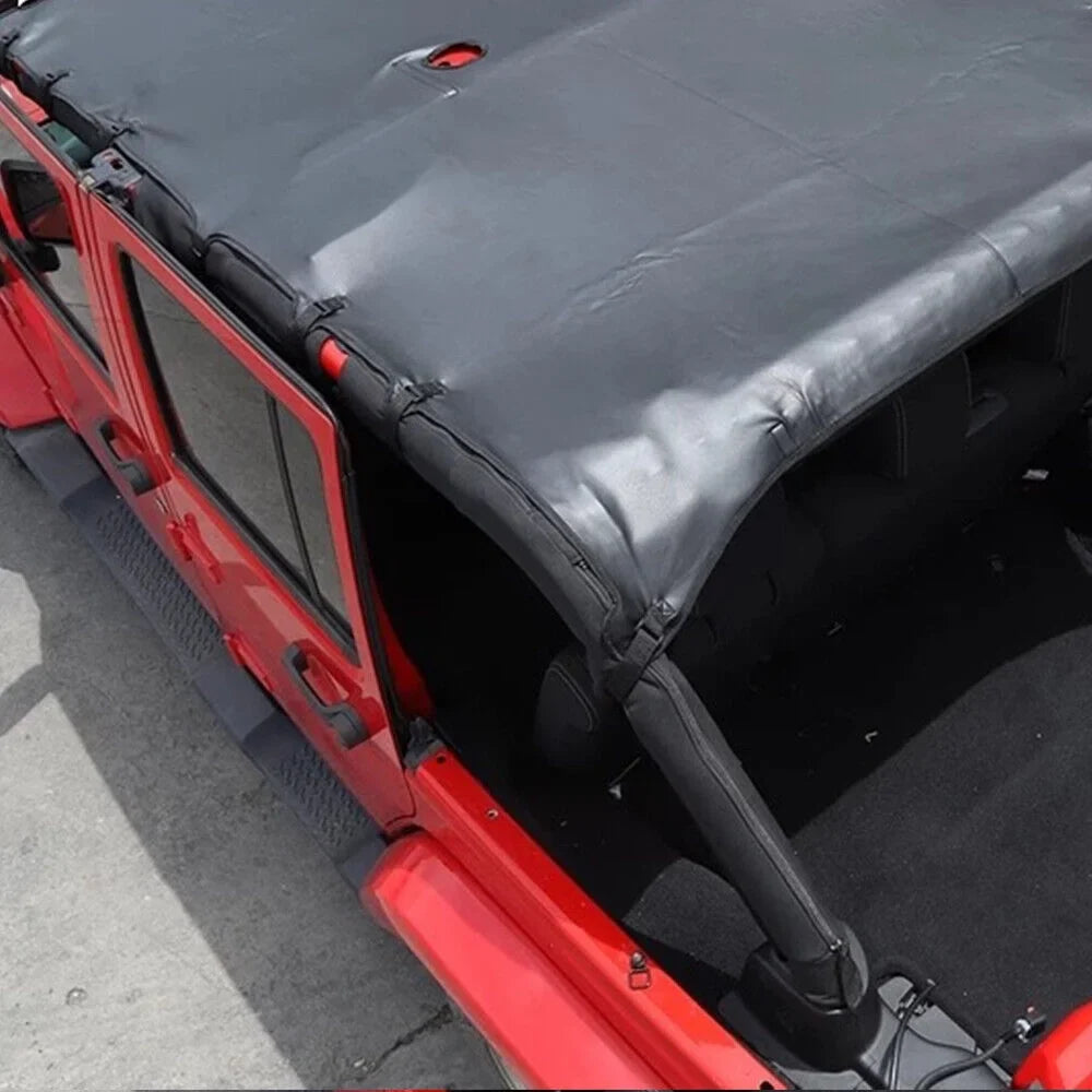 Leather Top Sunshade Protection Jeep Wrangler JK JKU 07-18 NEW Ultimate Sun Protection Easy Installation